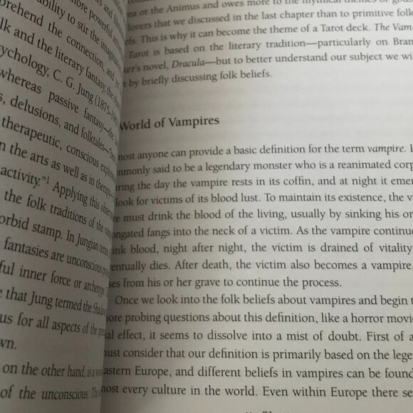 The Vampire Tarot RARE 1st Edition 2009 Robert M Place - Picture 12 of 14